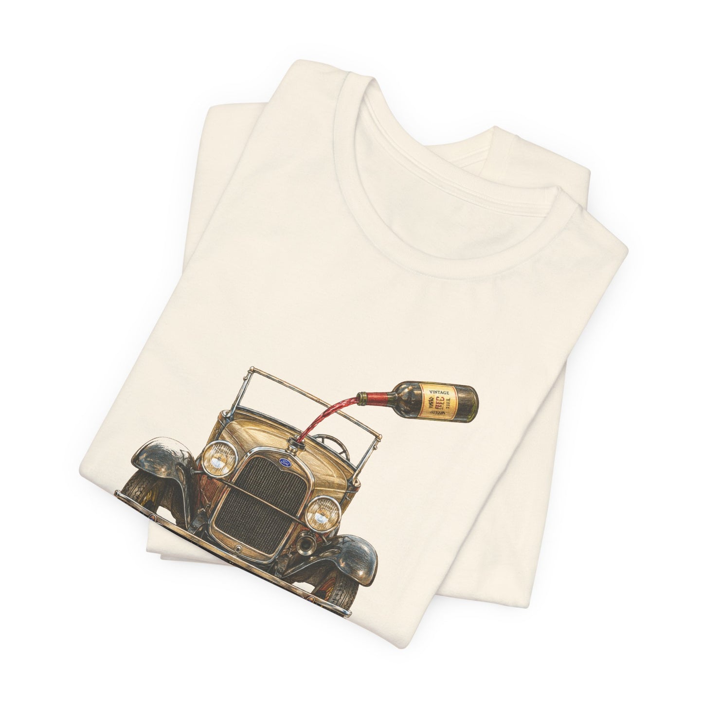 Napa Valley Vintage Car T-Shirt – Wine Pour Graphic Tee