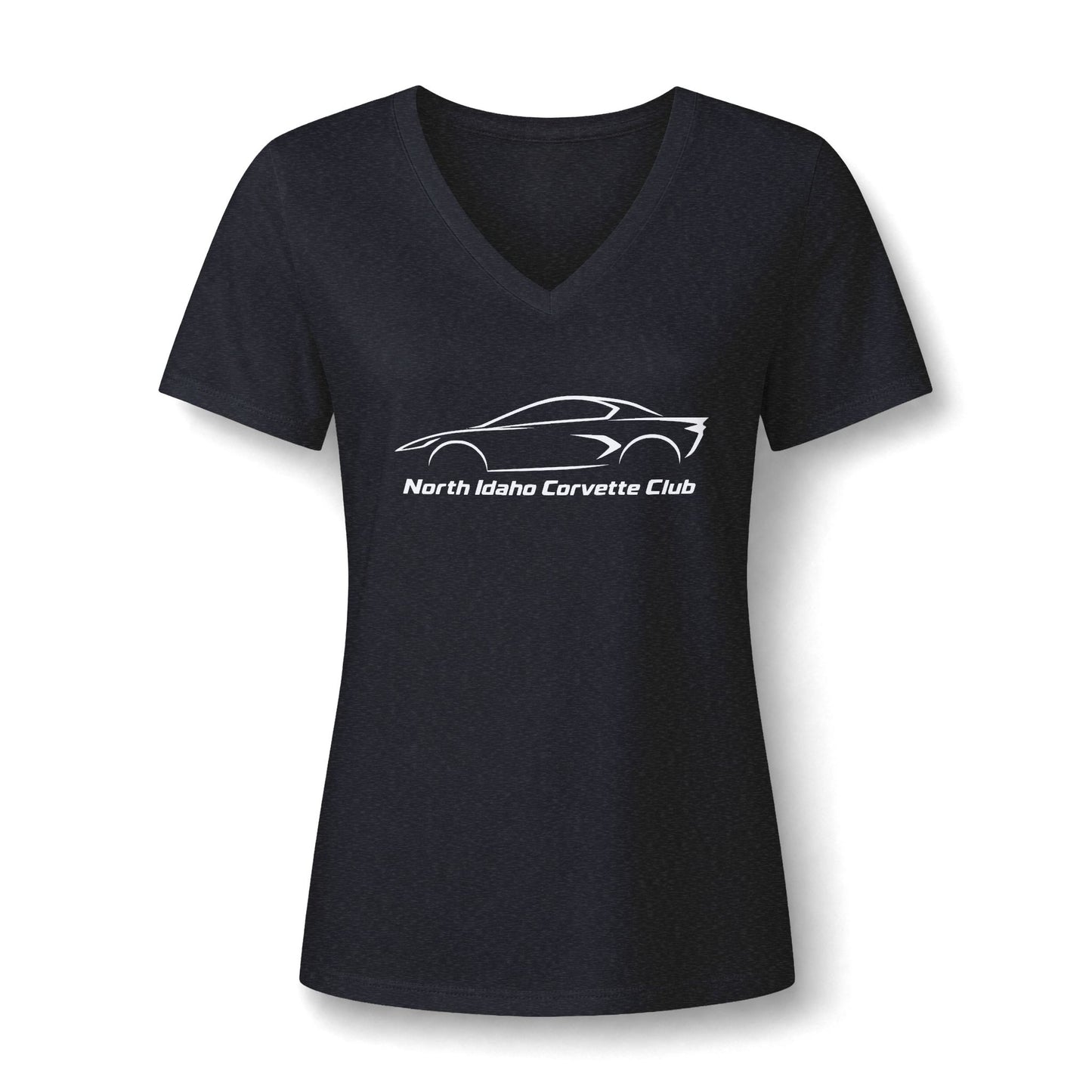North Idaho Corvette Club Women's V-Neck Tee