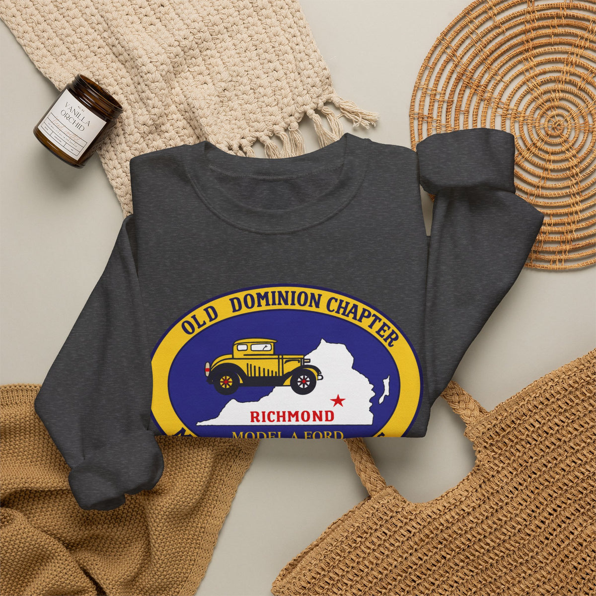 Old Dominion Model A Ford Club Crewneck Sweatshirt – Unisex Heavy Blend™ Crewneck Sweatshirt