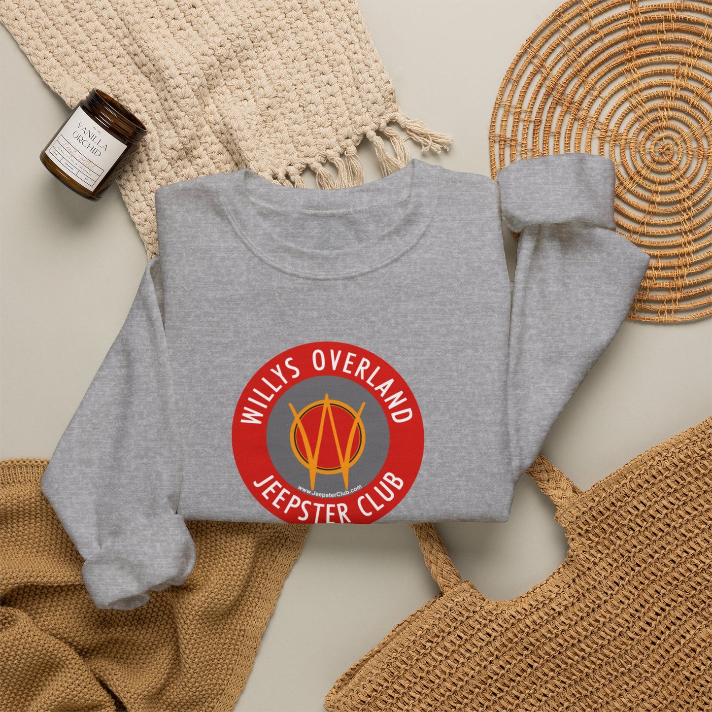Willys Overland Jeepster Club Sweatshirt - Unisex Heavy Blend™ Crewneck Sweatshirt