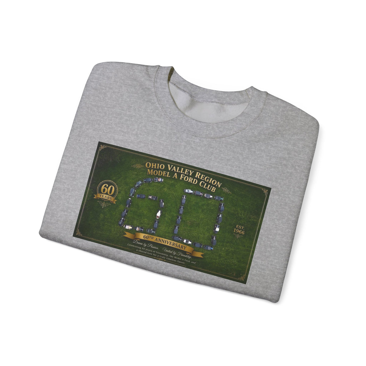 Ohio Valley Model A Club 60th Anniversary Arial Design