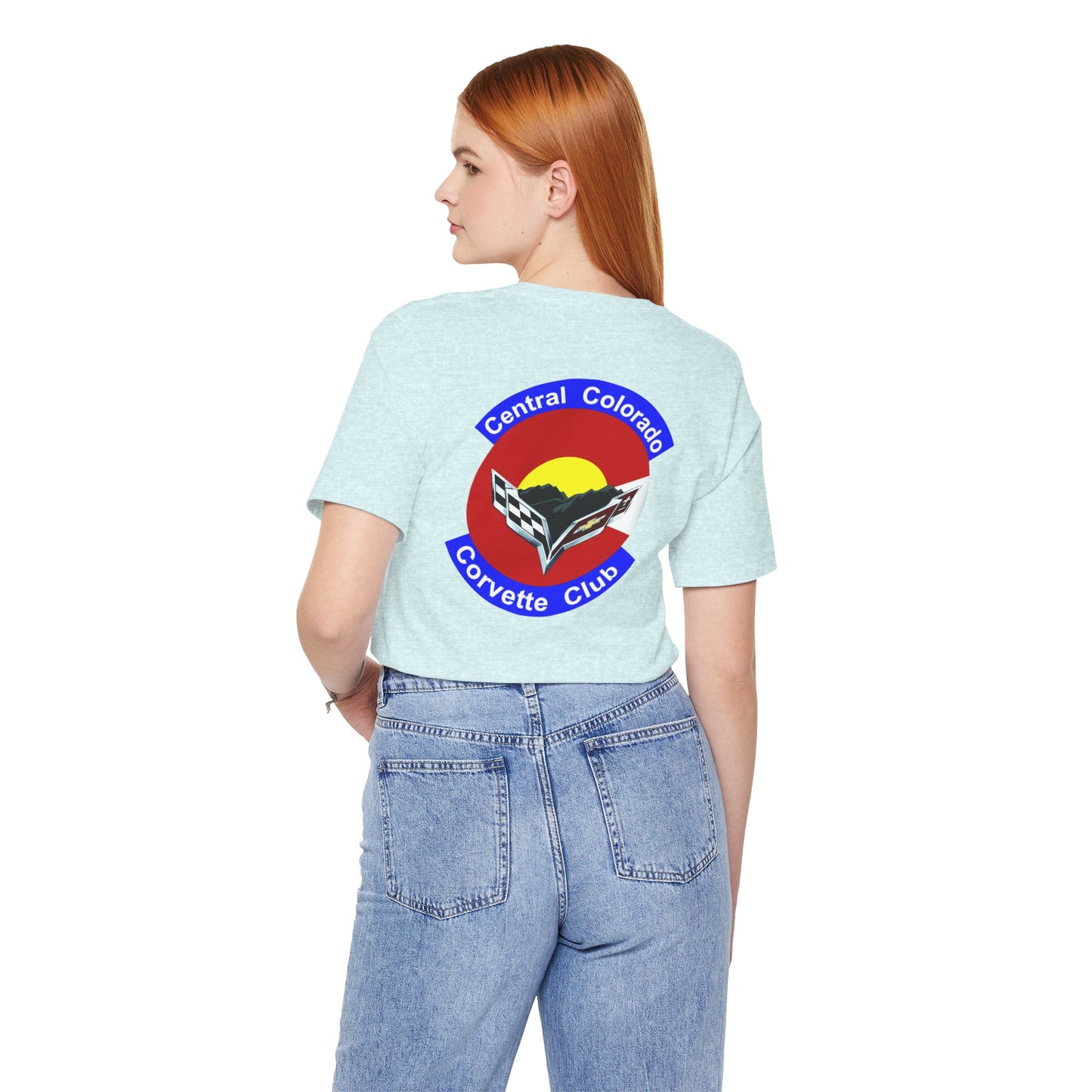 Central Colorado Corvette Club T‑Shirt — Front and Back Logos