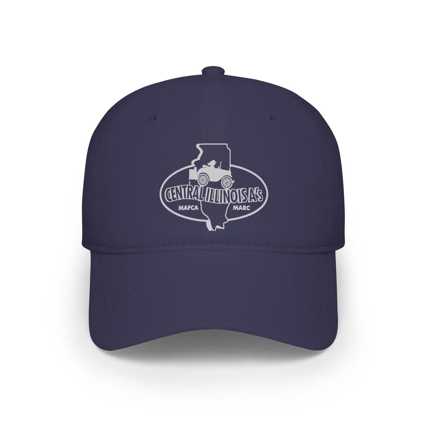 Central Illinois A's Low Profile Baseball Cap – Vintage State Logo Hat