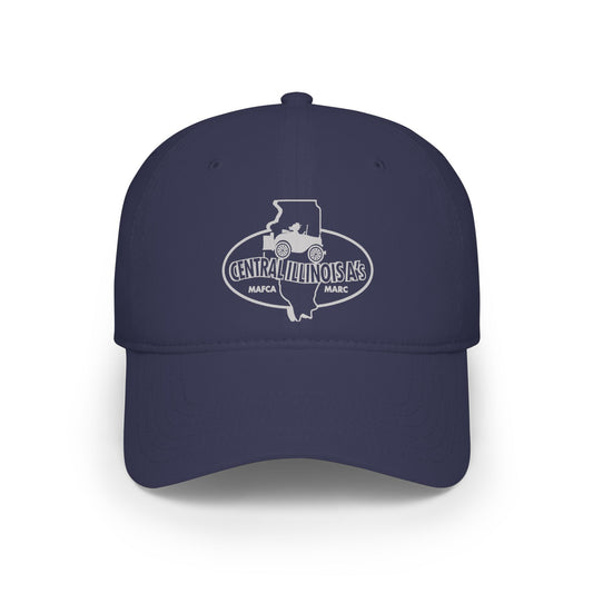Central Illinois A's Low Profile Baseball Cap – Vintage State Logo Hat
