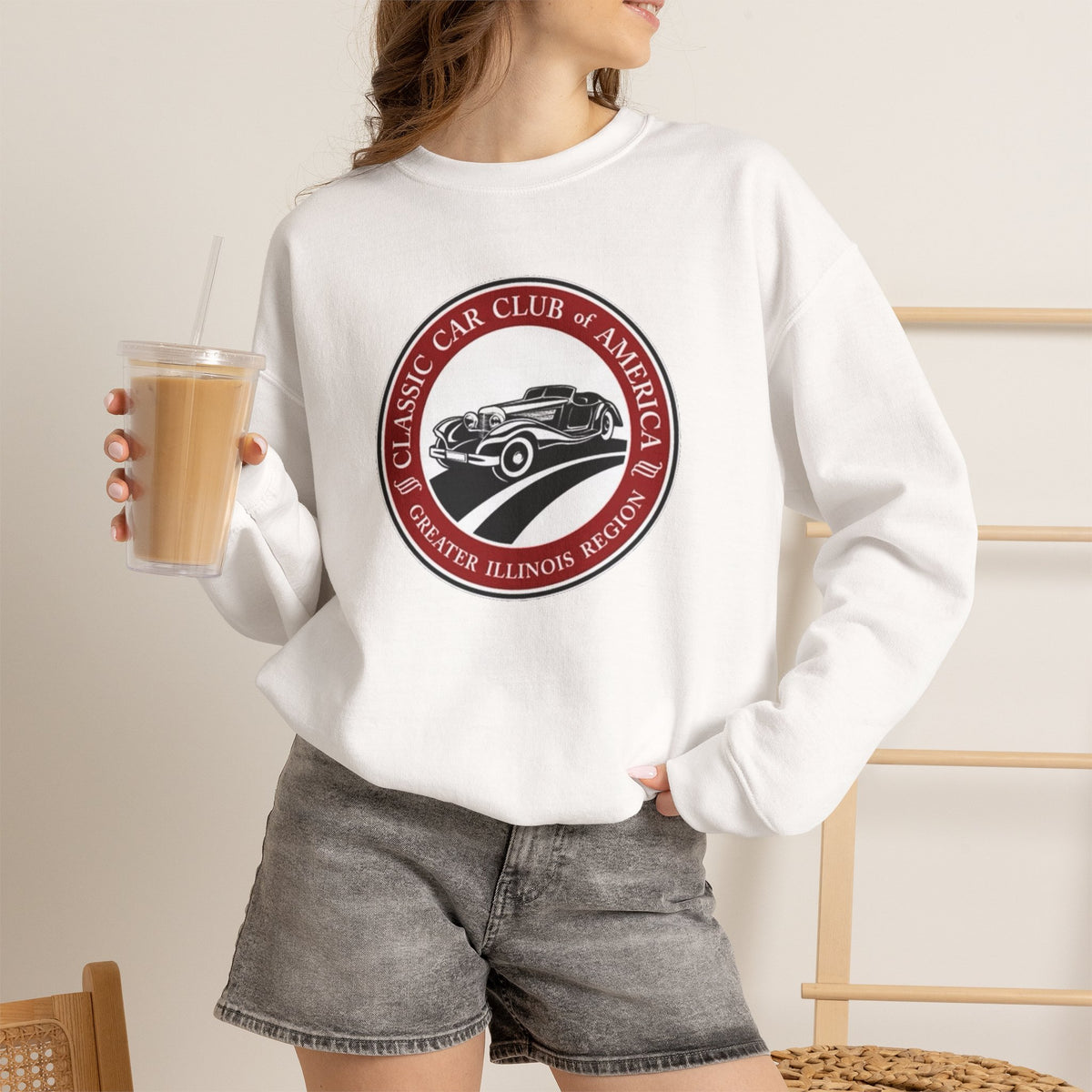 Classic Car Club of America Greater Illinois Region — Unisex Heavy Blend™ Crewneck Sweatshirt