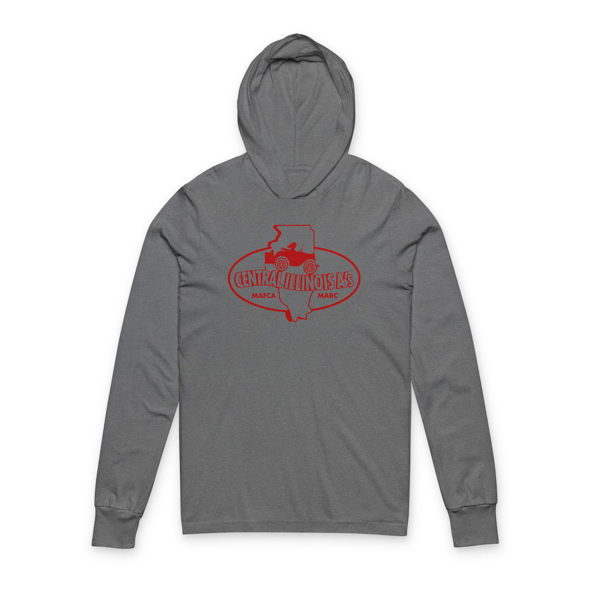 Central Illinois A's Long-Sleeve Hooded Shirt