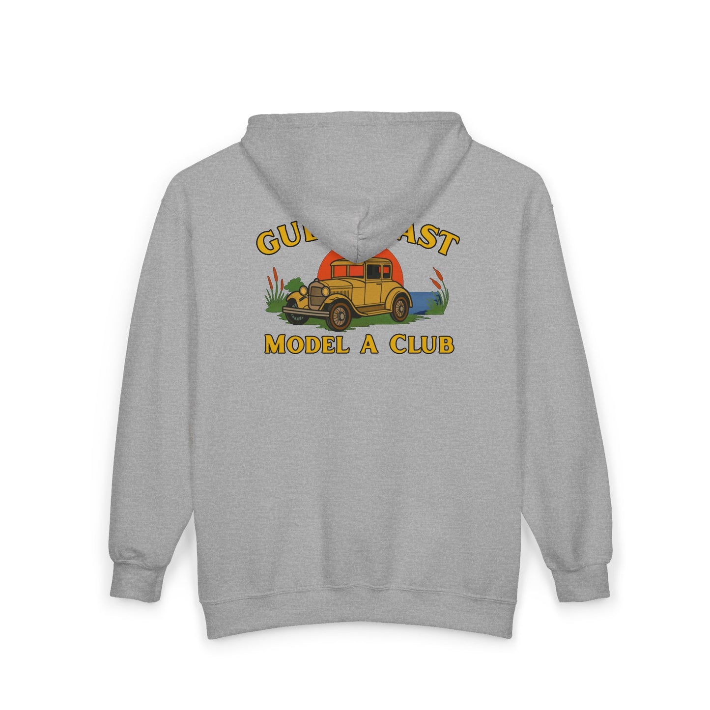 Gulf Coast Model A Club Zip Hoodie – Front and Back Logo