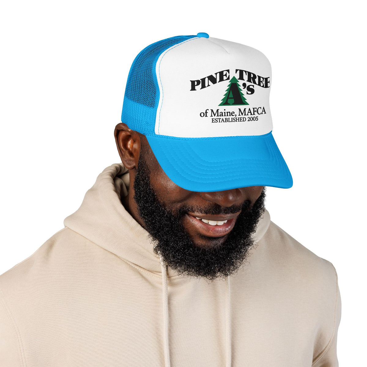 Pine Tree A's of Maine, MAFCA Foam Printed Trucker Hat