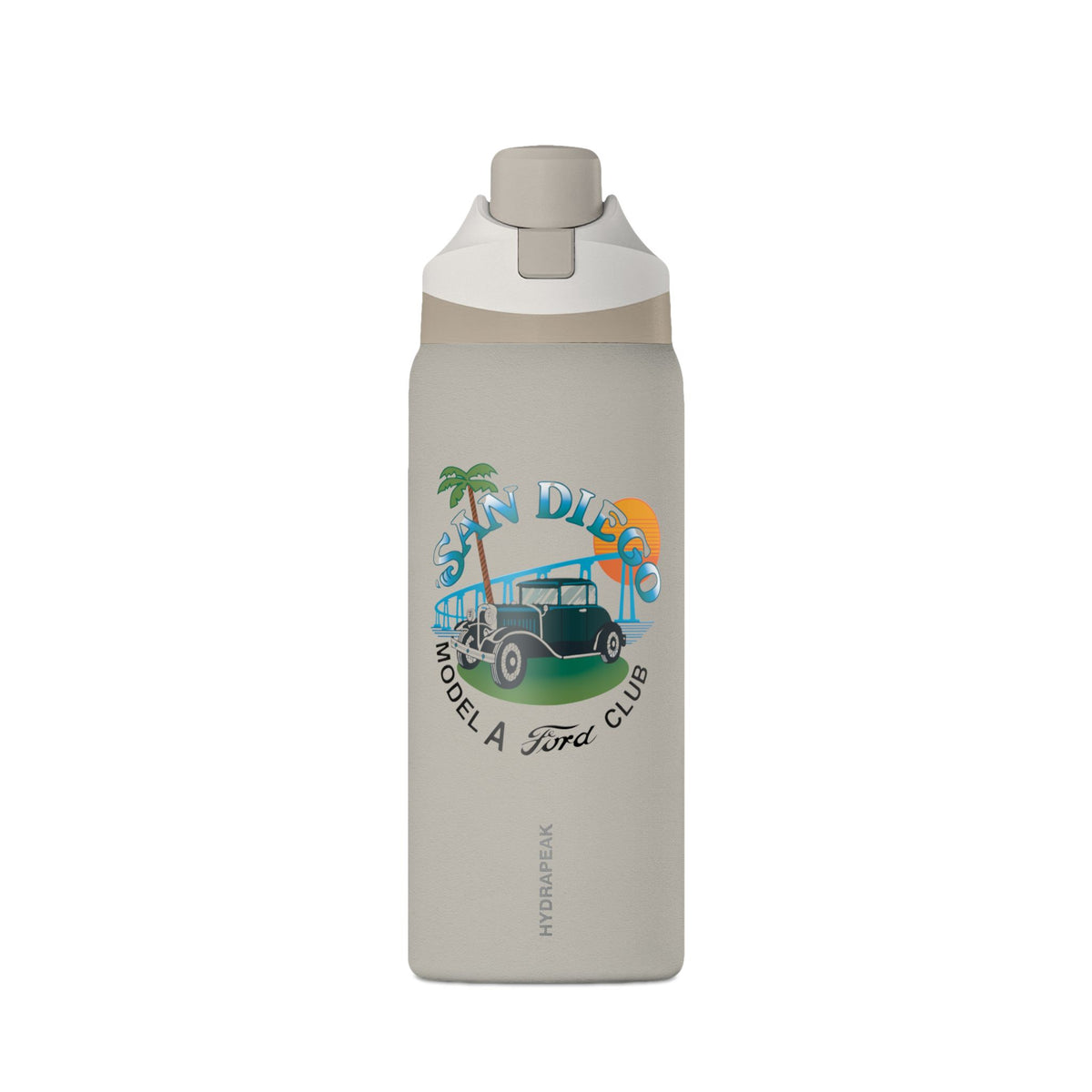 San Diego Model A Ford Club Insulated Water Bottle (32oz)