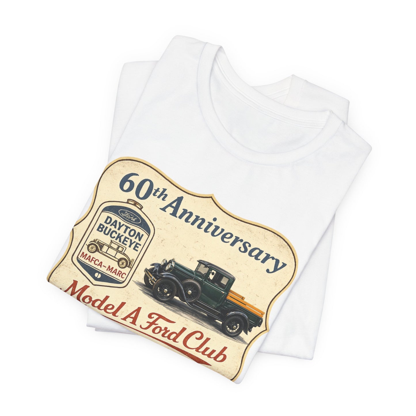 Dayton Buckeye Model A Ford Club 60th Anniversary Tee — Pickup (KS)