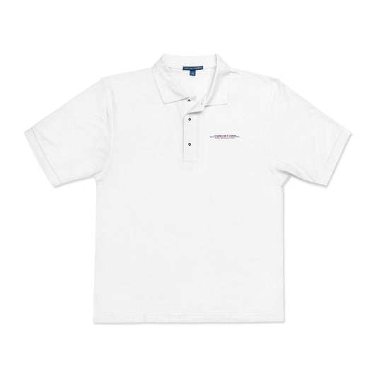 Corvettes International Embroidered Polo Shirt — Subtle Minimalist Logo, Casual Work & Golf Shirt