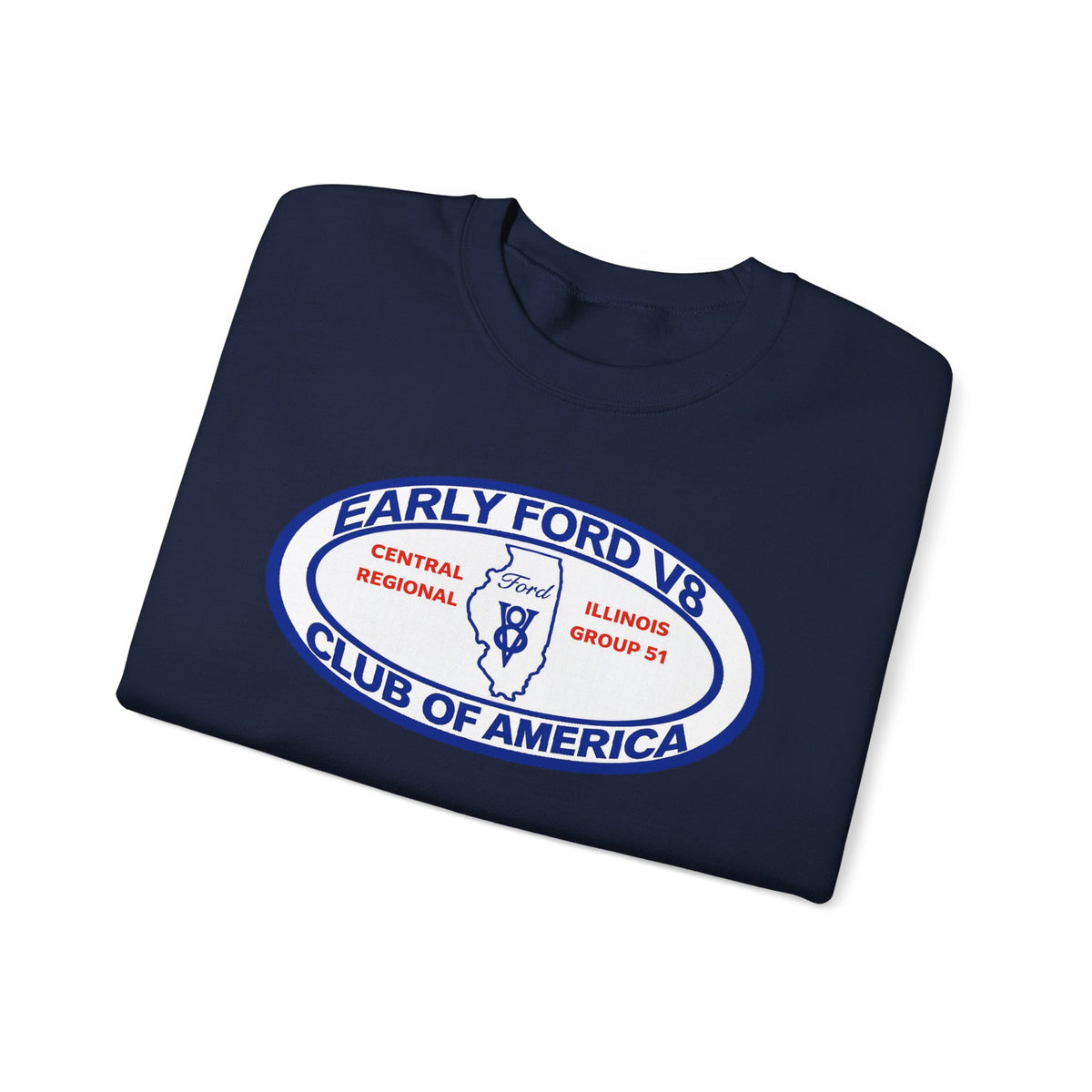 Central Illinois Early Ford V8 Unisex Heavy Blend™ Crewneck Sweatshirt