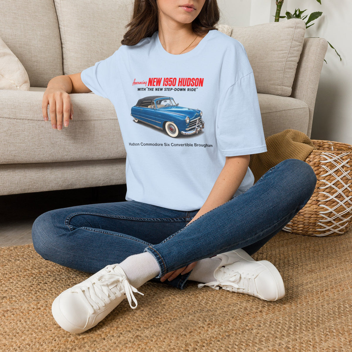 1950 Hudson Commodore Six Convertible Brougham Tee – Unisex Softstyle T-Shirt