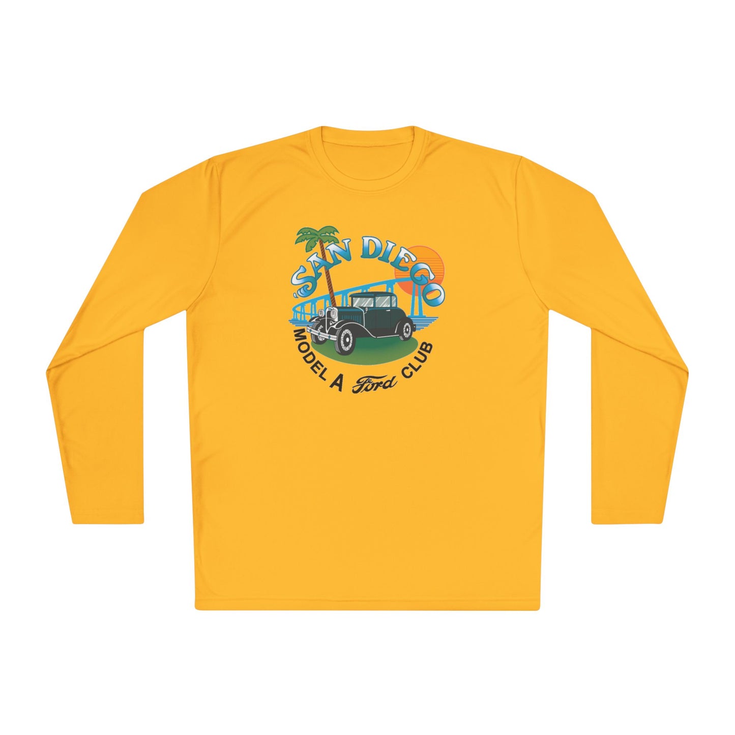 San Diego Model A Ford Club — Unisex Lightweight Long Sleeve Tee