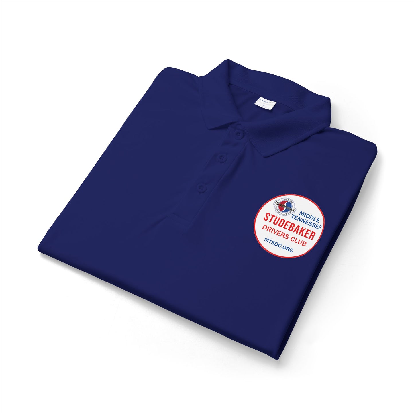 Middle Tennessee Studebaker Drivers Club Chapter Printed Polo Shirt
