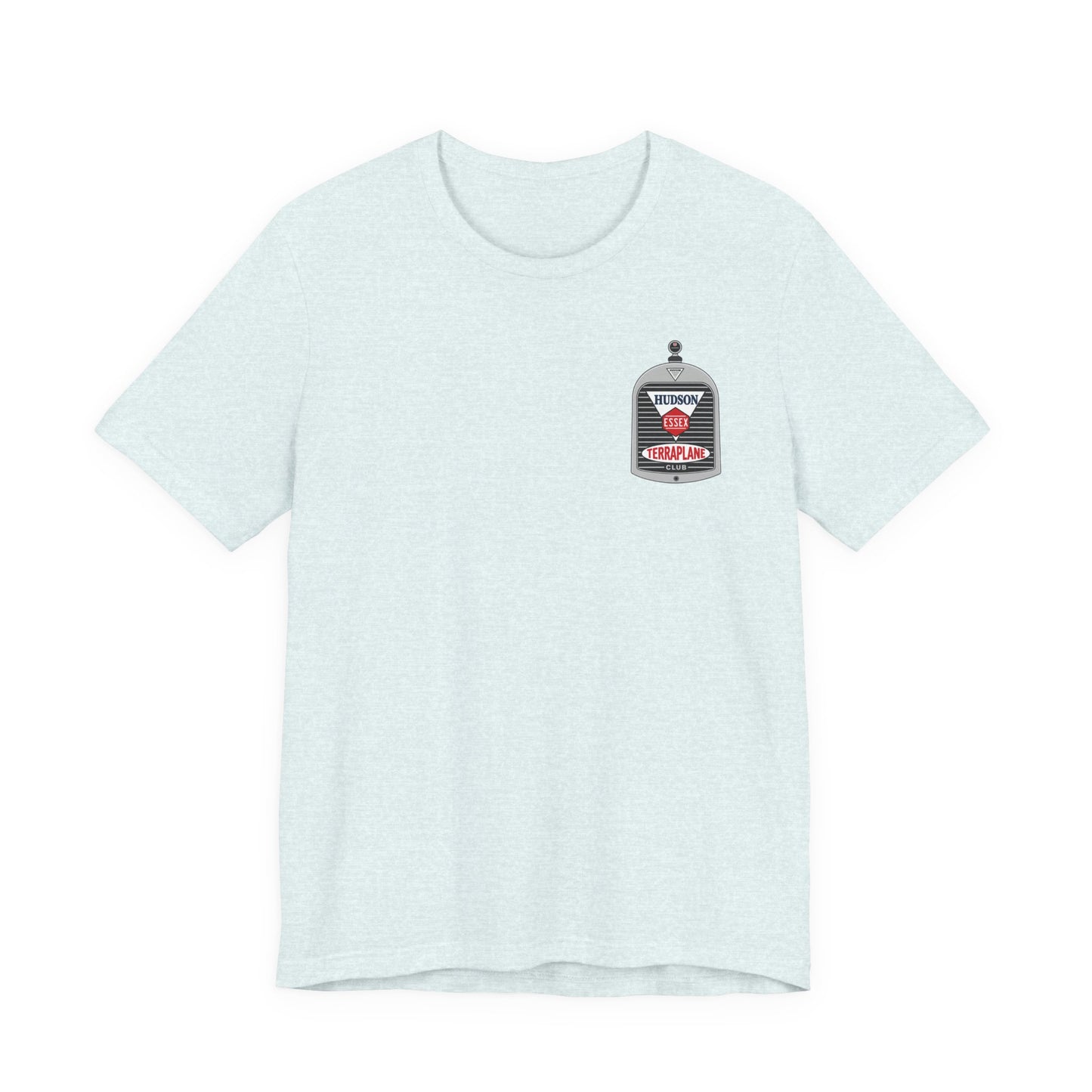 Hudson Essex Terraplane Club Small Chest Logo — Unisex Jersey Short Sleeve Tee
