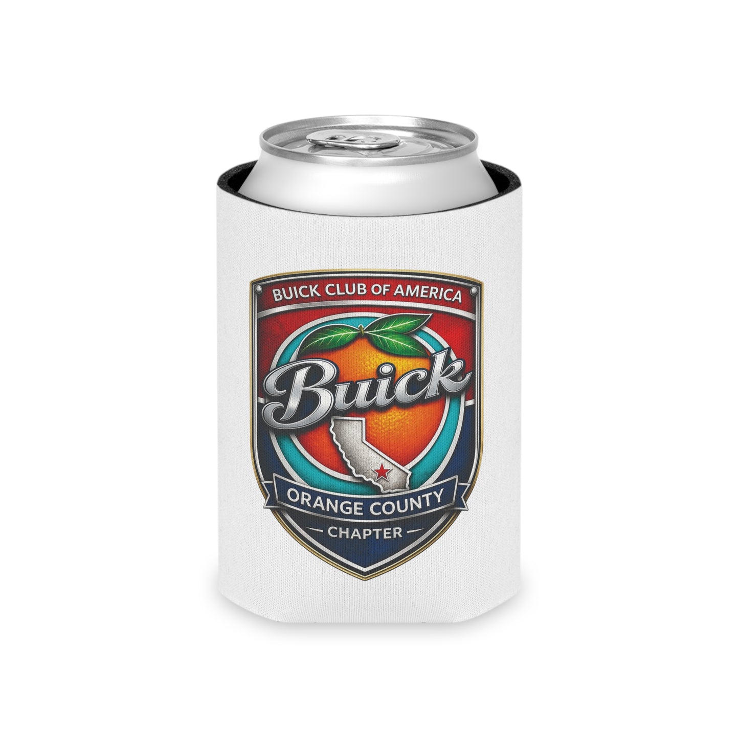 Buick Orange County Chapter Buick Club of America Can Cooler - Insulated Soda Koozie
