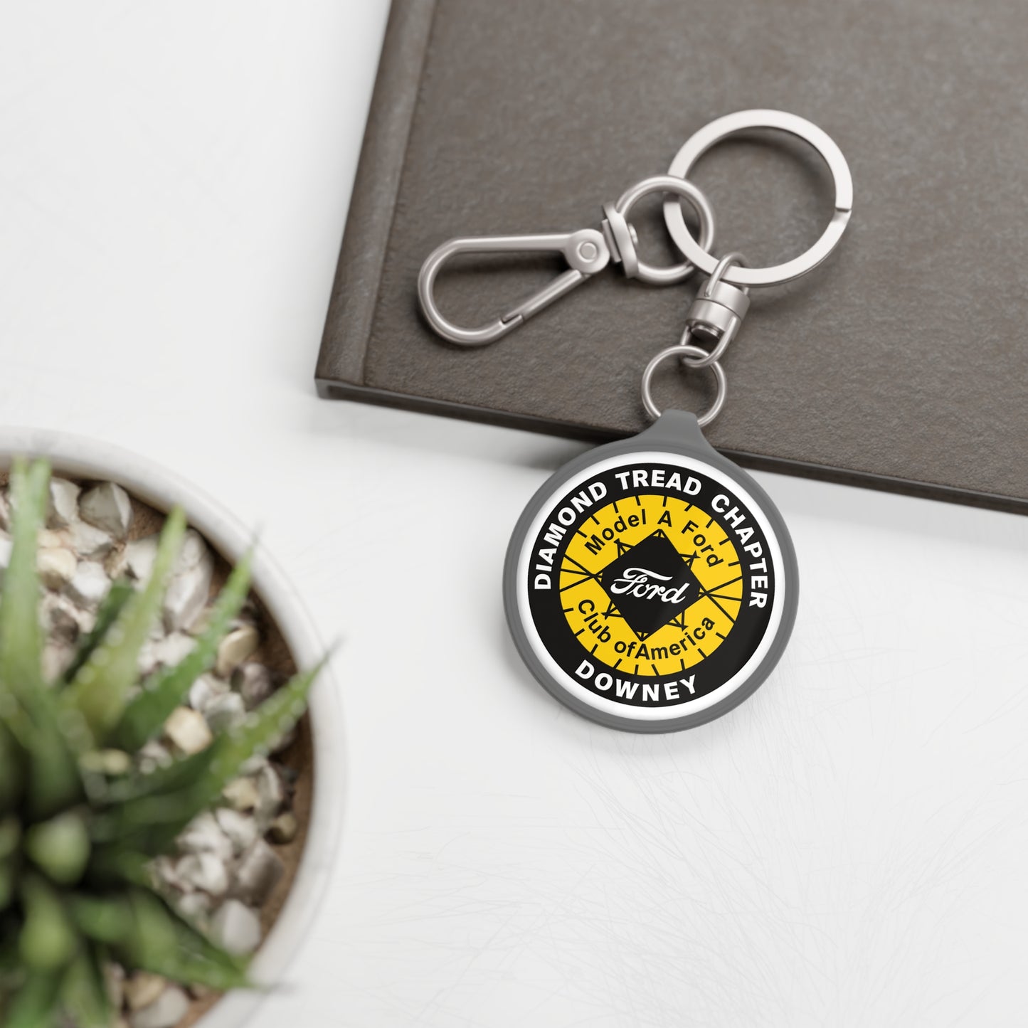 Diamond Tread Chapter Downey Keyring