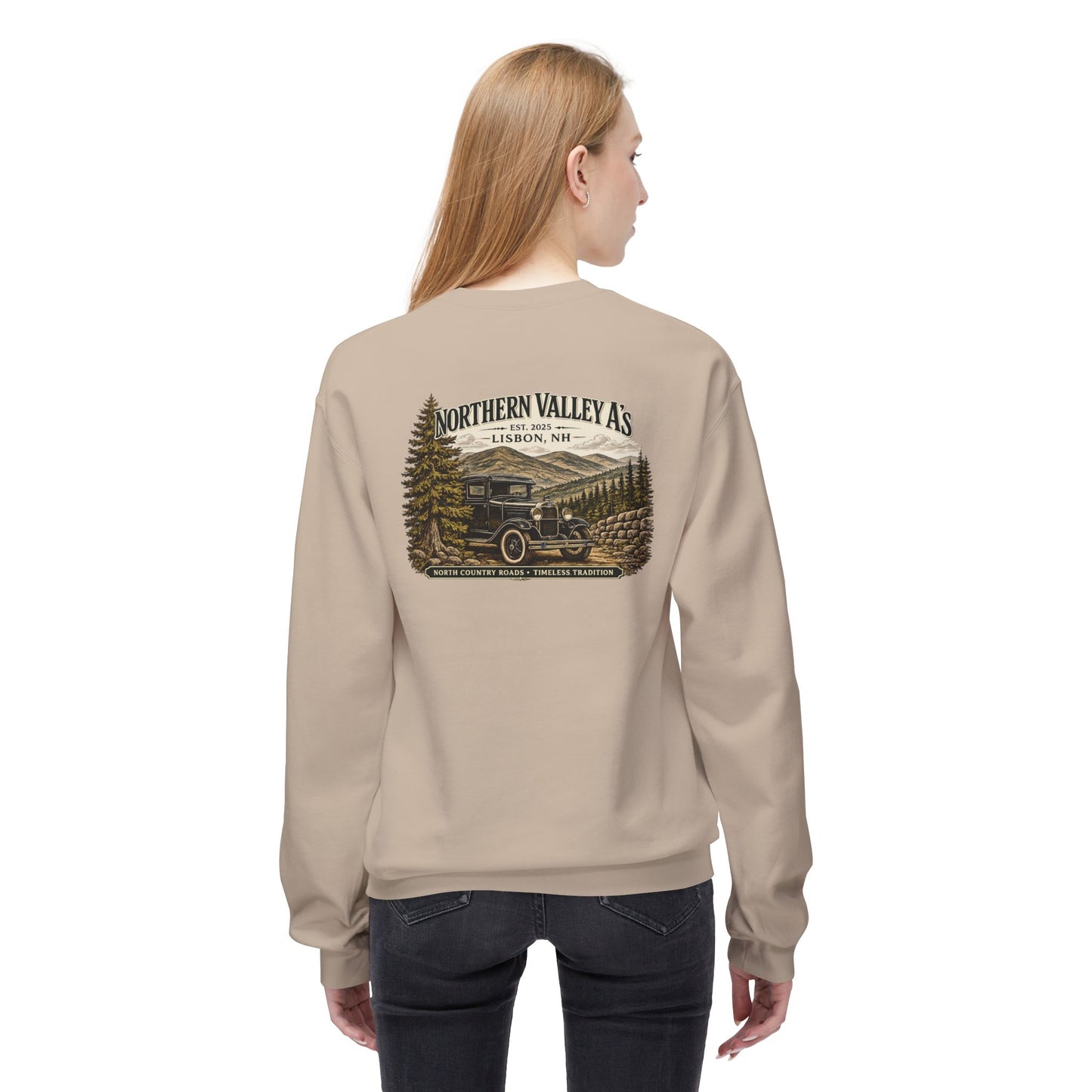Northern Valley A's Vintage Crewneck Sweatshirt