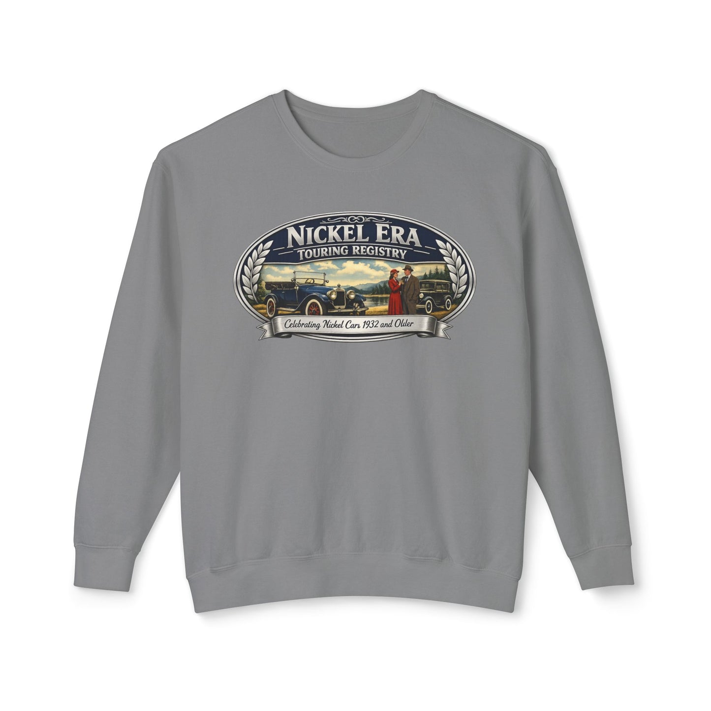 Nickel Era Touring Registry Retro Crewneck Lightweight Sweatshirt
