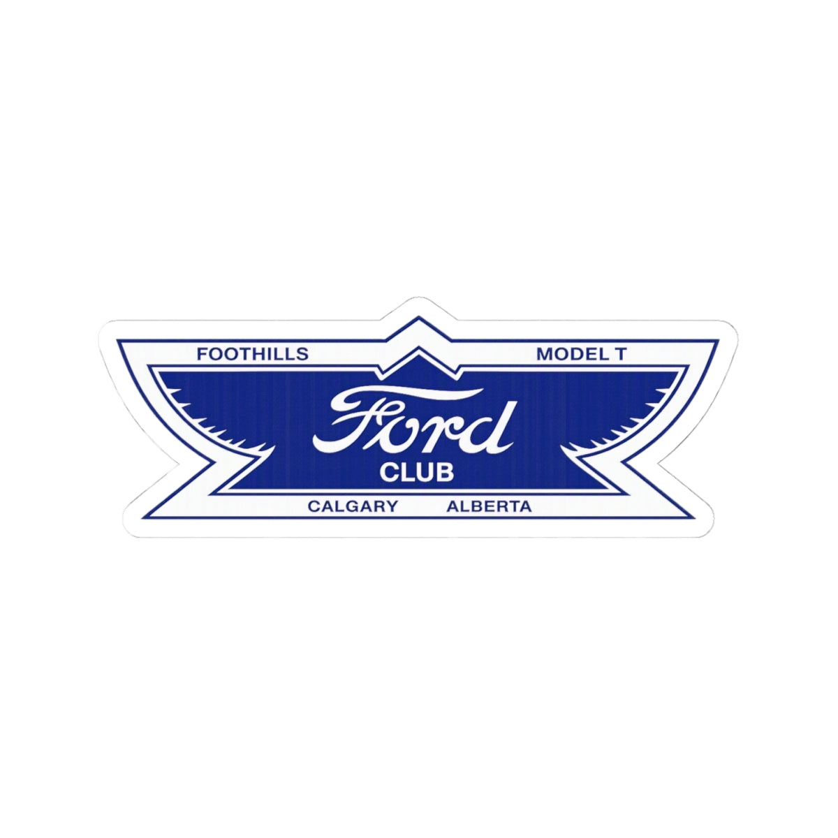 Foothills Model T Calgary Alberta Decal Kiss-Cut Sticker