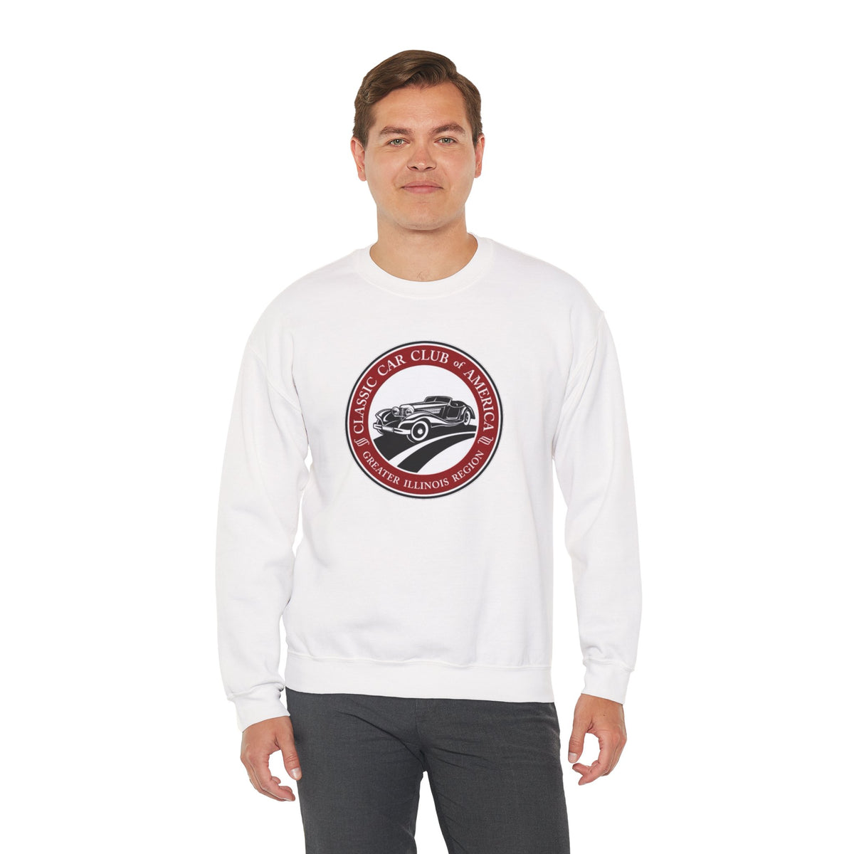 Classic Car Club of America Greater Illinois Region — Unisex Heavy Blend™ Crewneck Sweatshirt