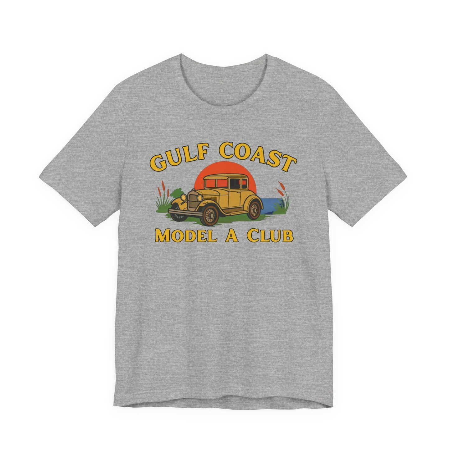 Gulf Coast Model A Club Tee — Vintage Car Graphic T-Shirt