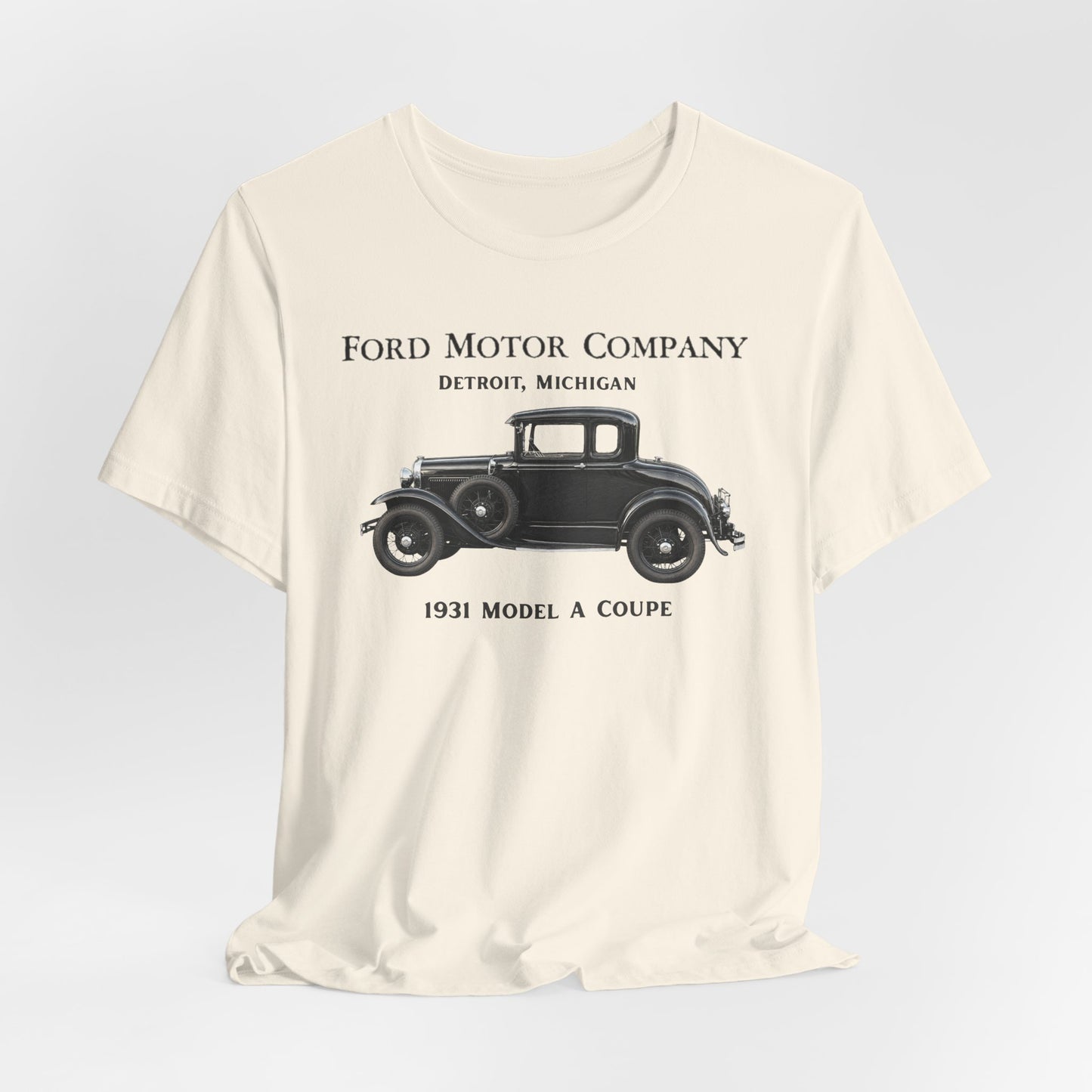 1931 Ford Model A Coupe (RBS) - Unisex Jersey Short Sleeve Tee (RBS)