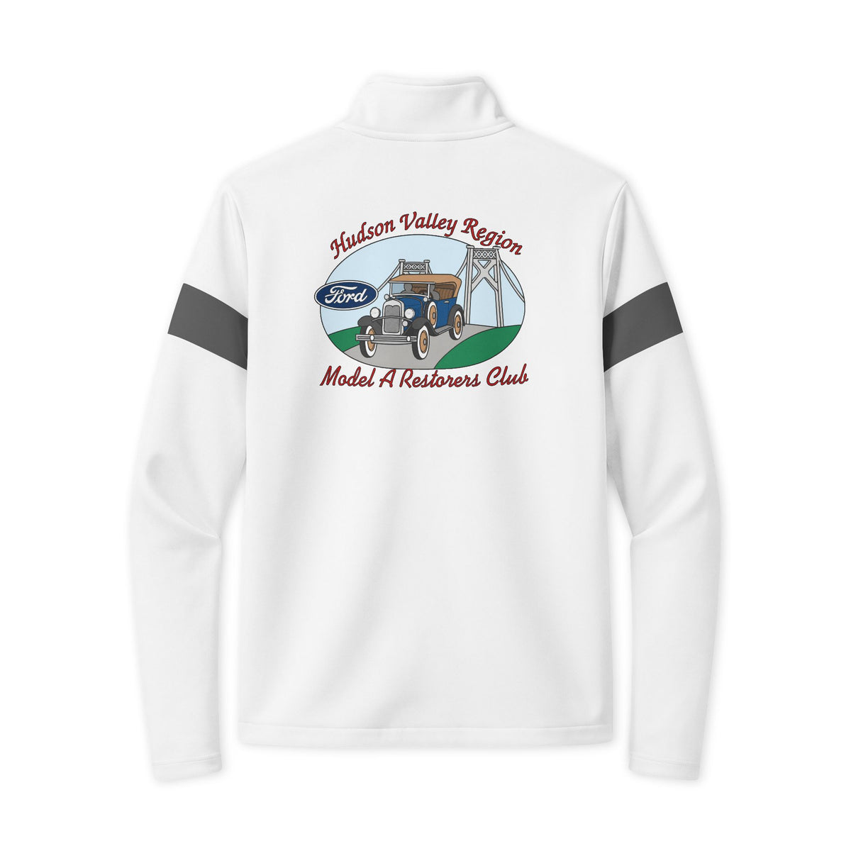 Hudson Valley Region Model A Restorers Club Travel Full-Zip Jacket - Front and Back Logos