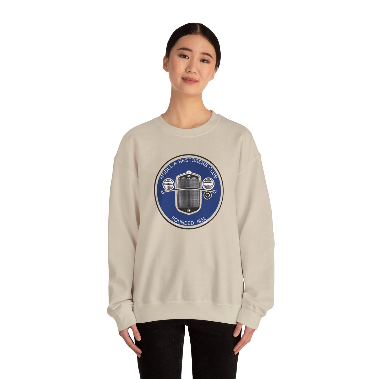 Model A Restorers Club Crewneck Sweatshirt - Founded 1957 Logo