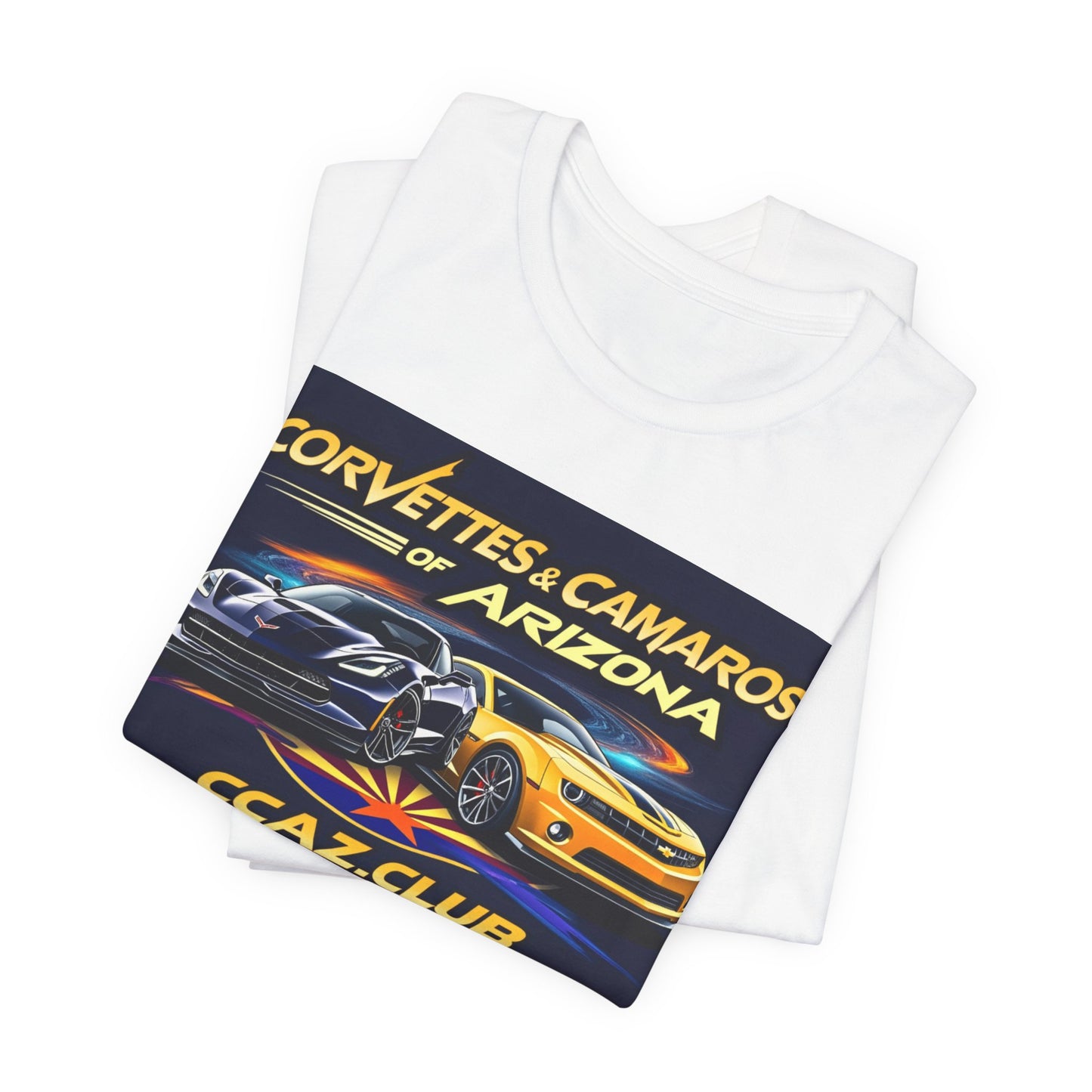 Corvettes & Camaros of Arizona Tee — CCAZ Club Car Show Shirt