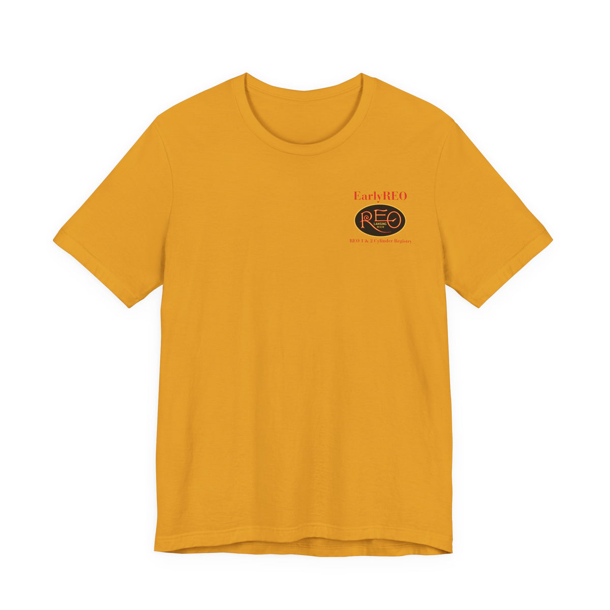 REO Lansing Michigan Mountain Climbers Tee — Unisex Soft Short Sleeve Tee