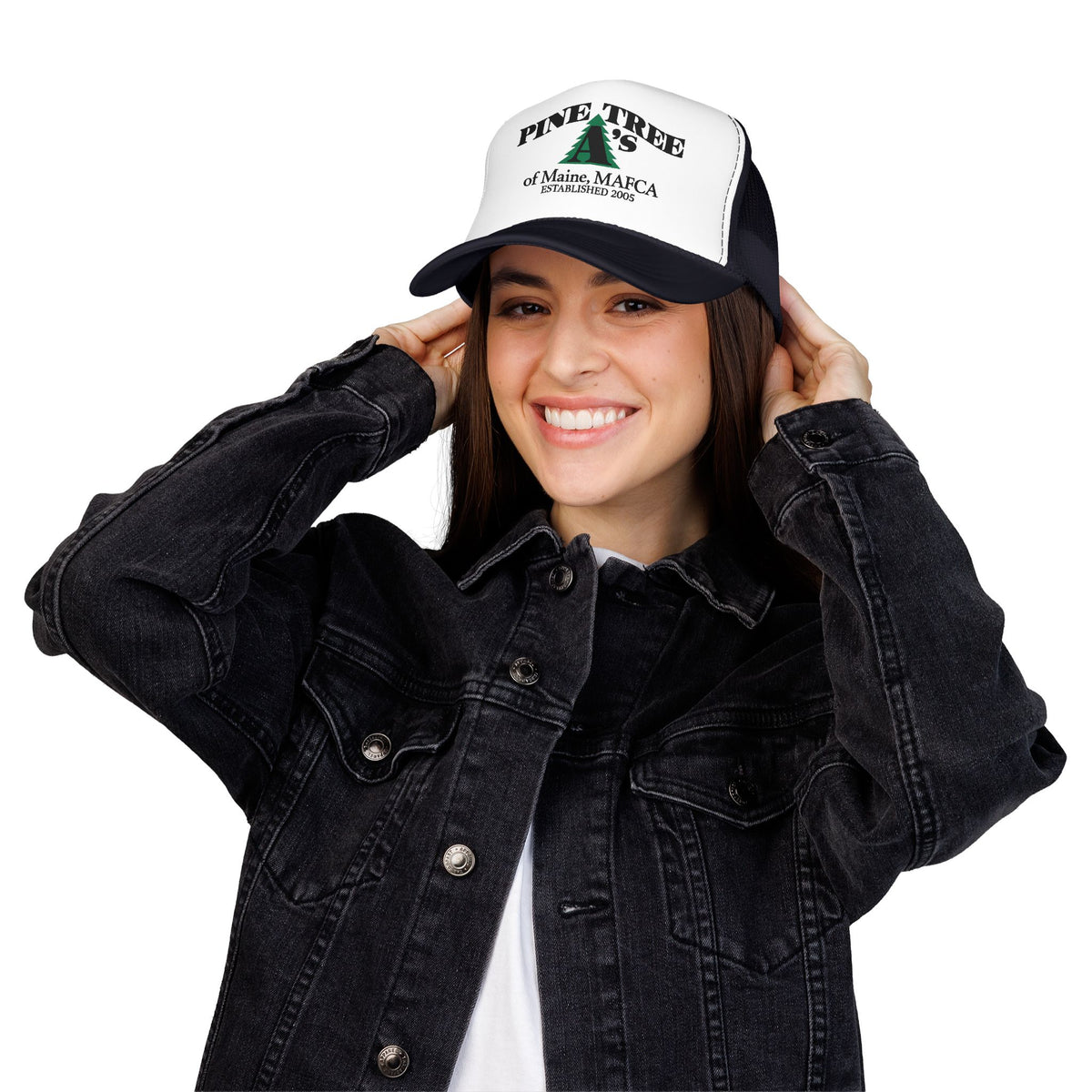 Pine Tree A's of Maine, MAFCA Foam Printed Trucker Hat