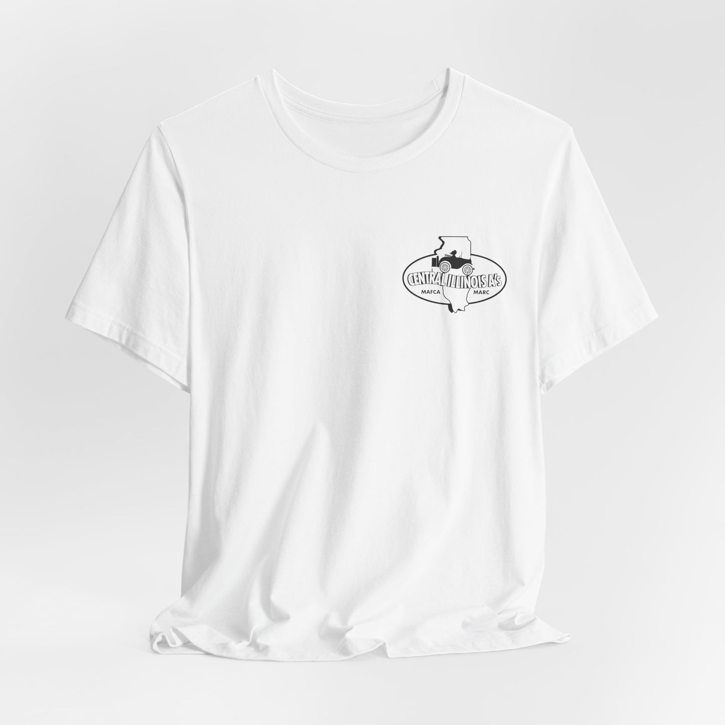 Central Illinois A's Small Logo T-Shirt — Unisex Jersey Short Sleeve Tee