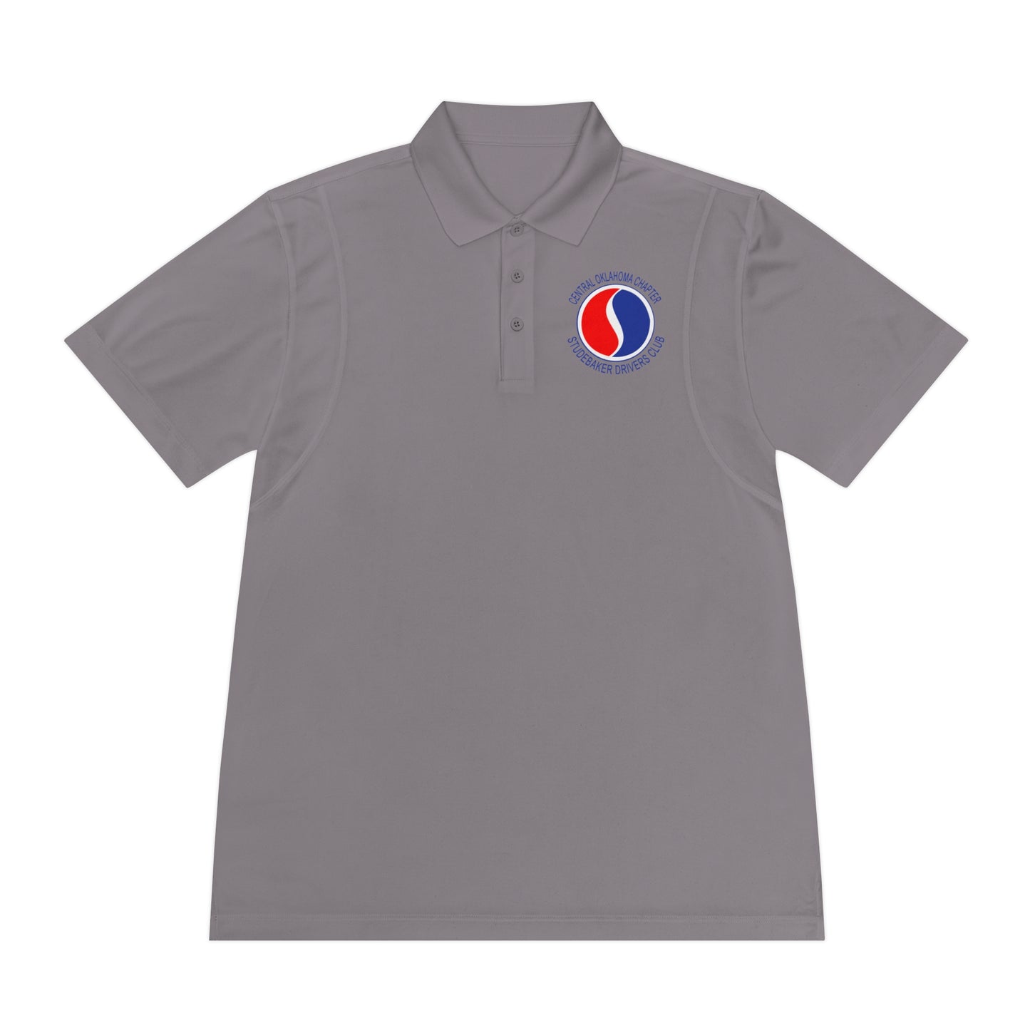 Central Oklahoma Chapter Studebaker Drivers Club Men's Printed Sport Polo Shirt