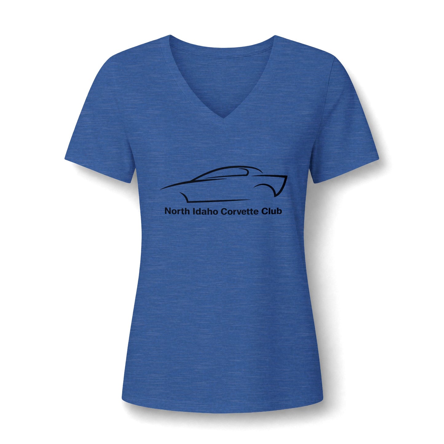 North Idaho Corvette Club Women's V-Neck Tee
