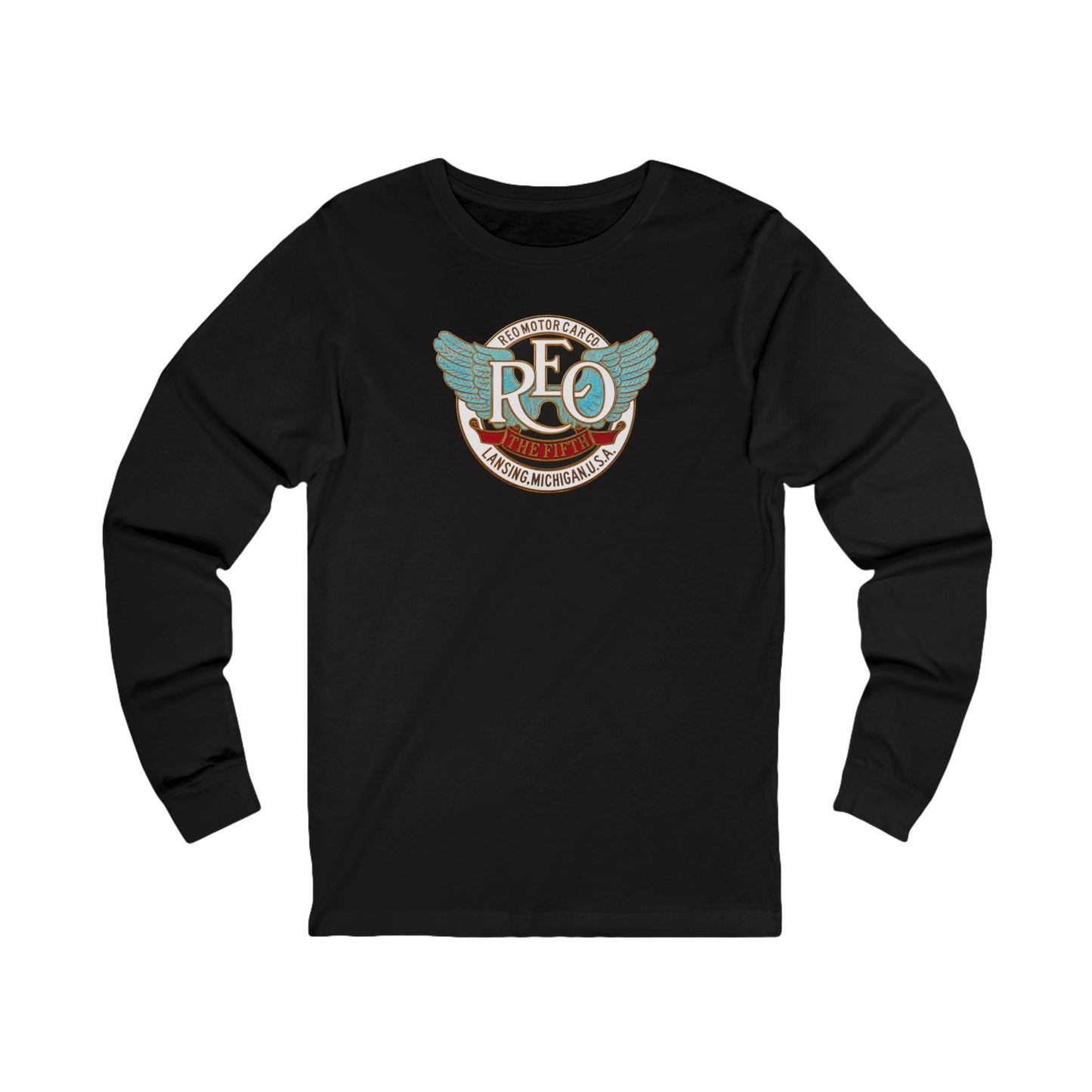 REO The Fifth 1912-1919 Vintage Logo Long Sleeve Tee