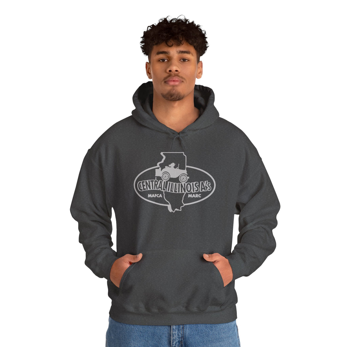 Central Illinois A's Hoodie — Unisex Heavy Blend™ Hooded Sweatshirt