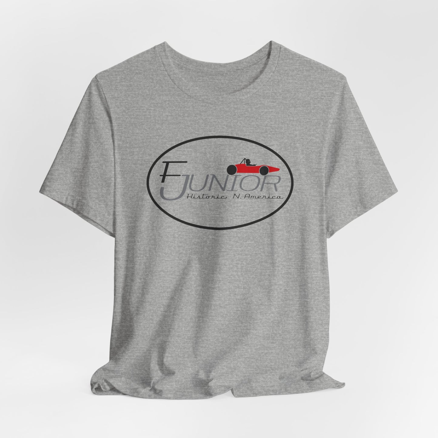 F Junior Historic N. America Racing Logo T-Shirt — Vintage Race Car Graphic Tee