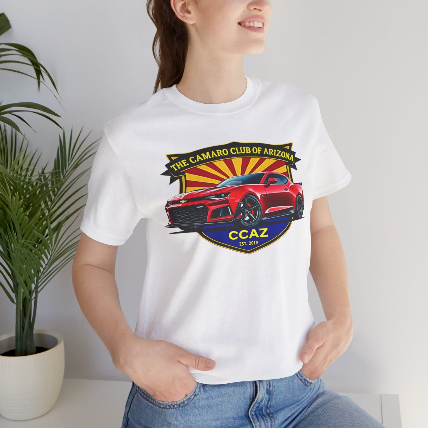 Camaro Club of Arizona T-Shirt – CCAZ Red Camaro Graphic Tee