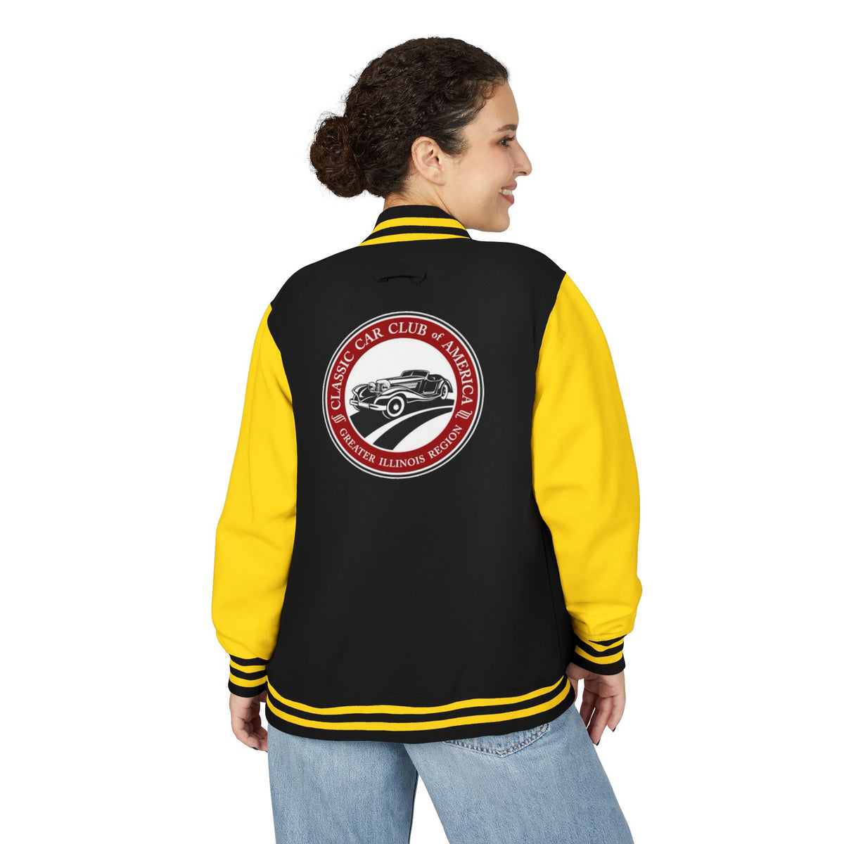 Classic Car Club of America Greater Illinois Region Letterman Jacket - Front and Back Logos
