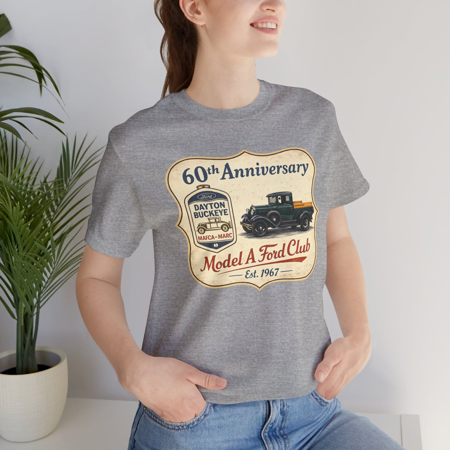 Dayton Buckeye Model A Ford Club 60th Anniversary Tee — Pickup (KS)