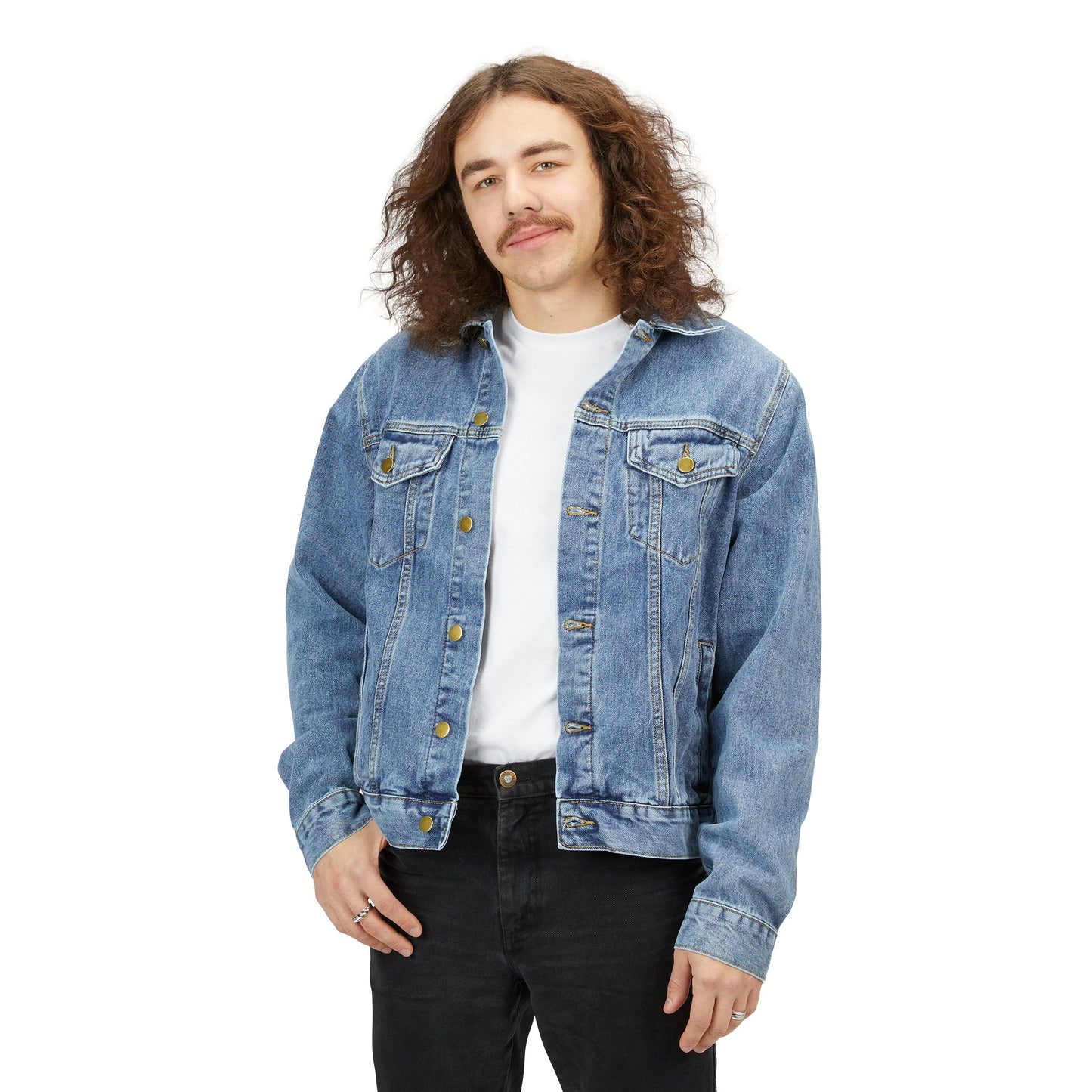 Harbor Area Model A Club Vintage Style Men's Denim Jacket