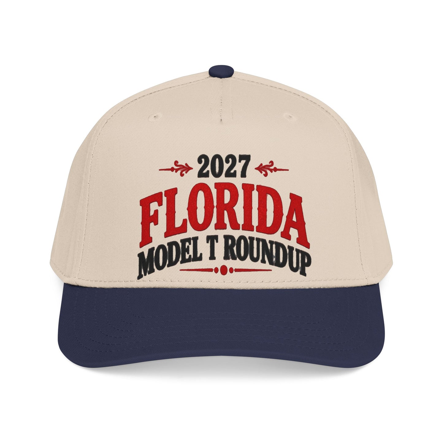 Florida Model T Roundup 2027 Printed Baseball Cap