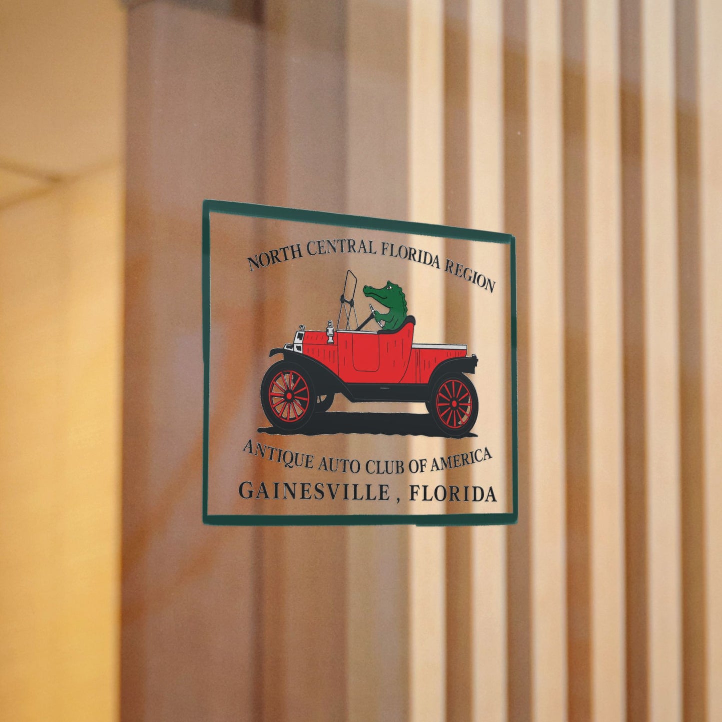 North Central Florida Region AACA Die-Cut Sticker — Small Stickers for Windshields and Large Stickers for Your Car Trailer