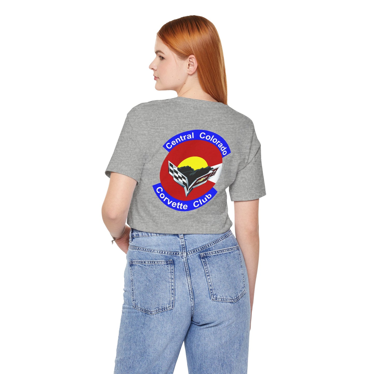 Central Colorado Corvette Club T‑Shirt — Front and Back Logos