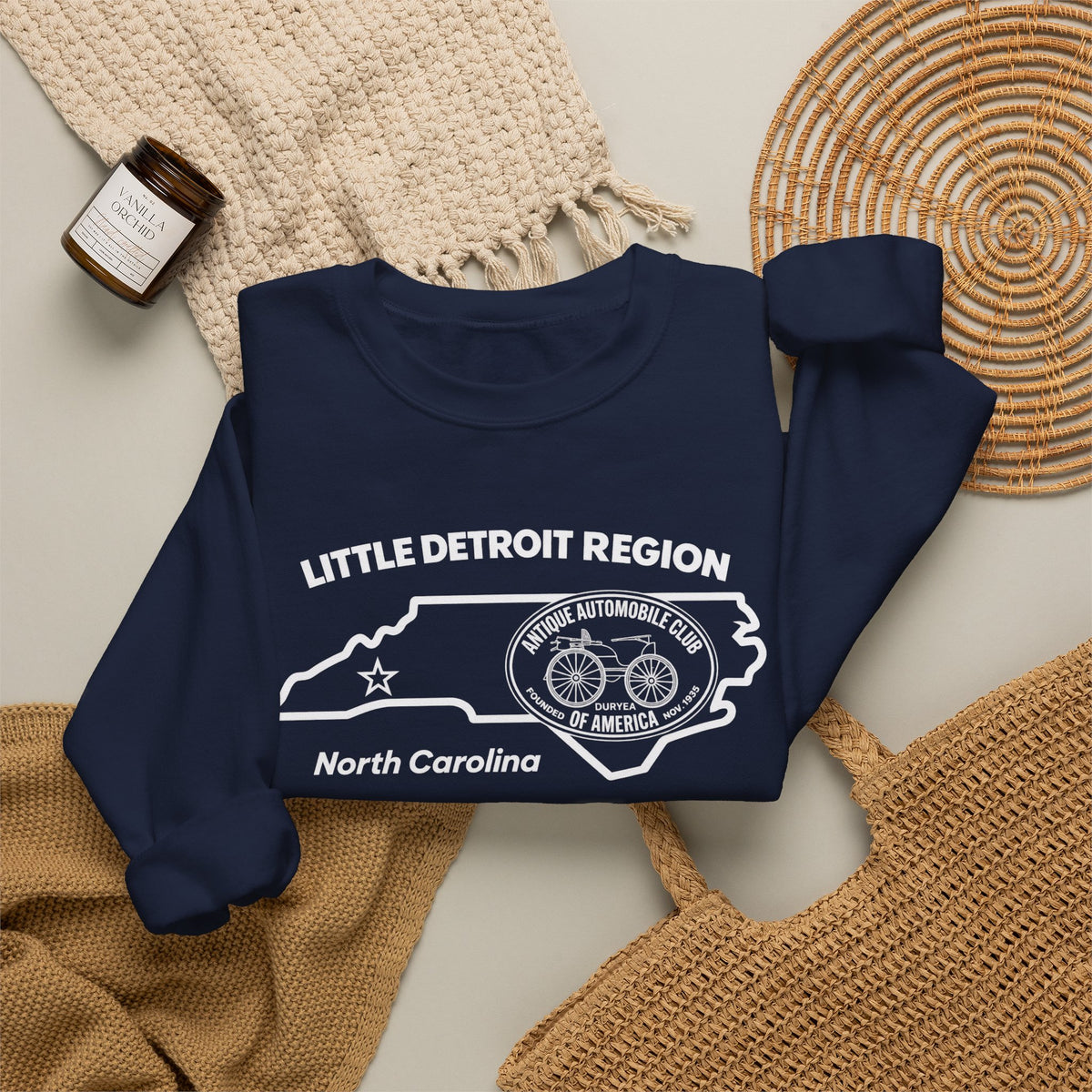 Little Detroit Region North Carolina Unisex Heavy Blend™ Crewneck Sweatshirt