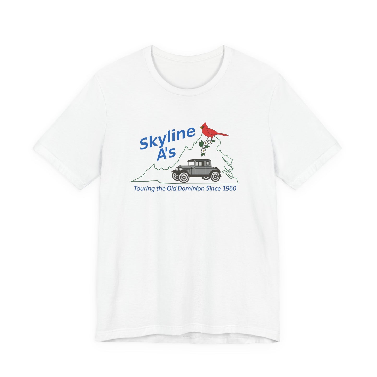 Skyline A's Virginia Roadtrip T-Shirt – "Touring the Old Dominion Since 1960"
