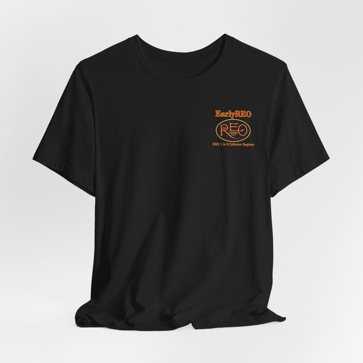 REO Lansing Michigan Mountain Climbers Tee — Unisex Soft Short Sleeve Tee