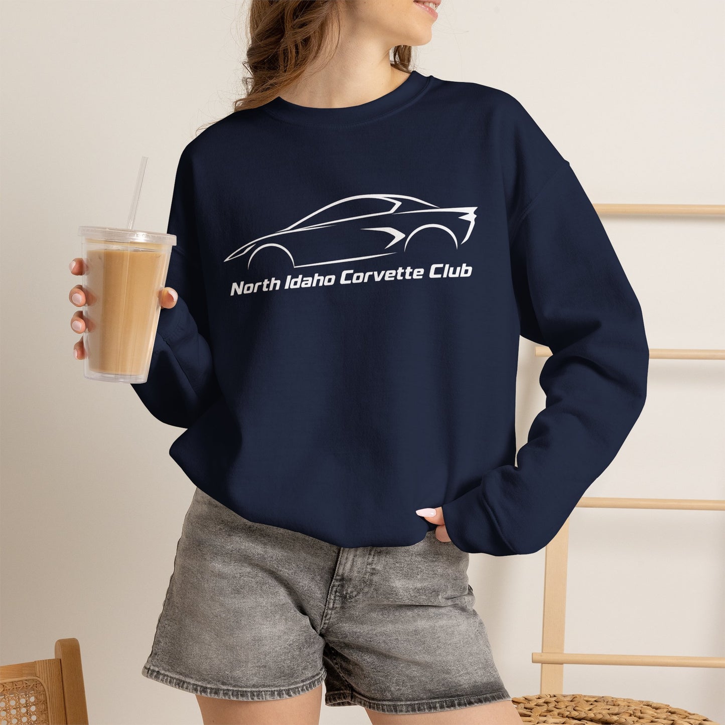 North Idaho Corvette Club Unisex Heavy Blend™ Crewneck Sweatshirt